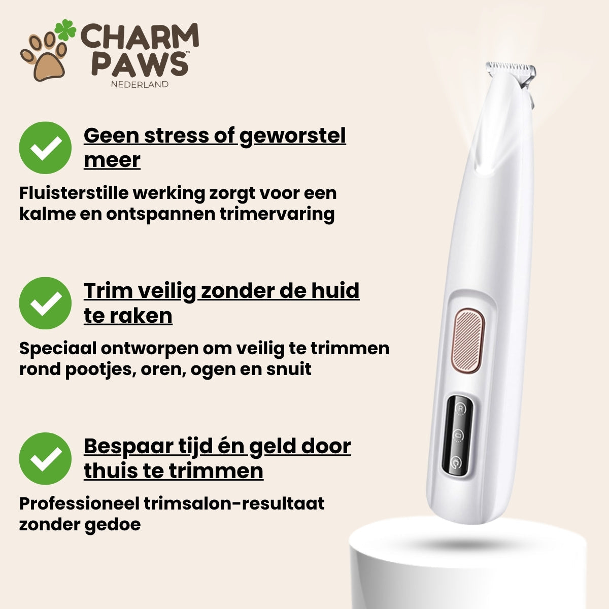 NuvoraPets® FurBlade Pro - Professionele Precisie Trimmer voor Huisdieren